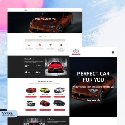 Website dealer mobil - Desain 5