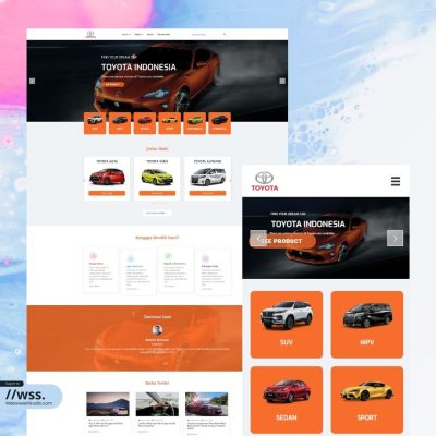 Website dealer mobil - Desain 6