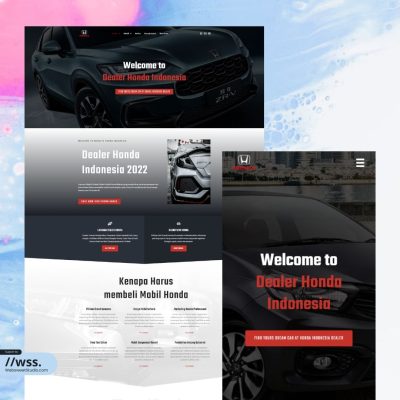 Website dealer mobil - Desain 7