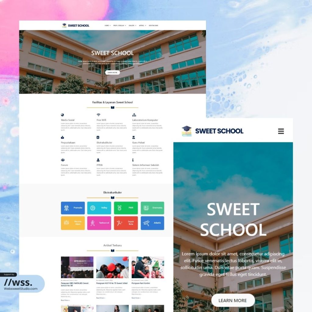 Portfolio - Websweet Studio Studio Desain Web Portofolio