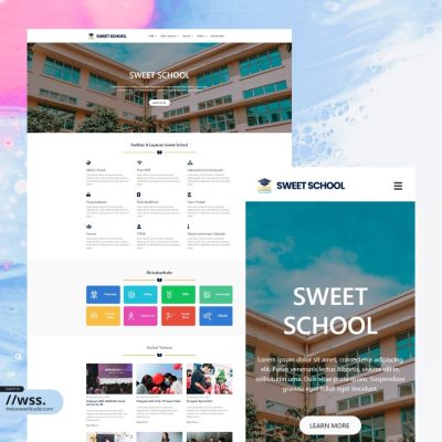 Website Edukasi - Desain 3