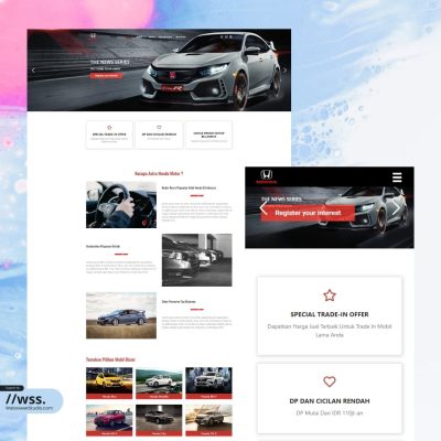 Website dealer mobil - Desain 8