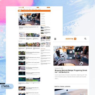 Website Portal Berita - Desain 3