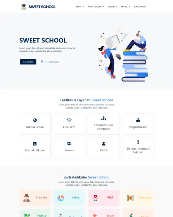 Website Edukasi - Desain 5