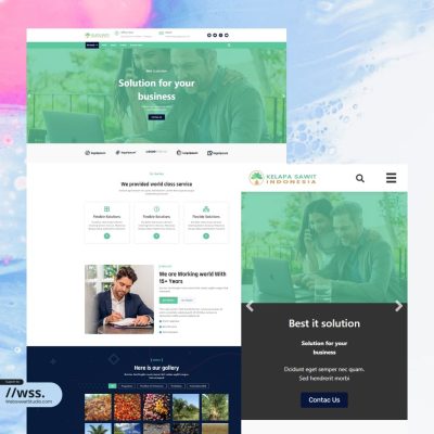 Website Profil Perusahaan – Desain 5