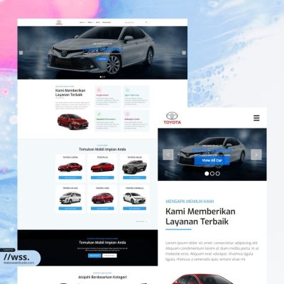 Website dealer mobil – Desain 9