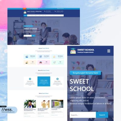 Website Edukasi - Desain 7