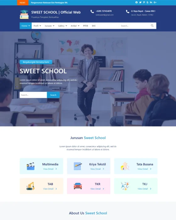 Website Edukasi - Desain 7