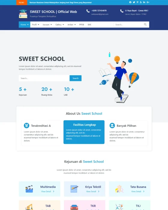 Website Edukasi - Desain 8