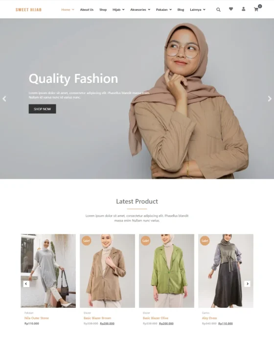 Website Toko Online- Desain 5