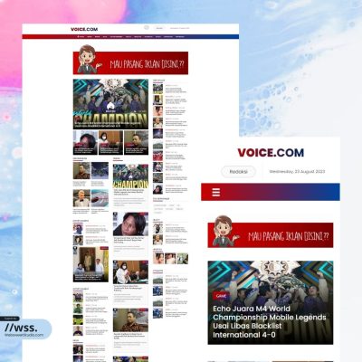 Website Portal Berita – Desain 5