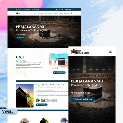 Website Haji & Umroh – Desain 1