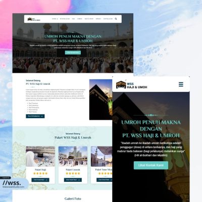 Website Haji & Umroh – Desain 2