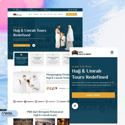 Website Haji & Umroh – Desain 3