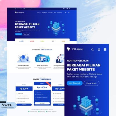 Website Profil Agency – Desain 2