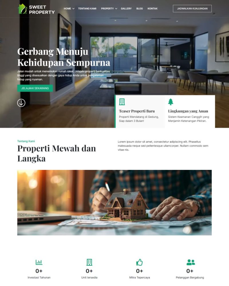 Website Property - Desain 2